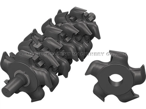 Double Teeth Roll Crusher Toothed Roller Double Teeth Roll Crusher Toothed Roller