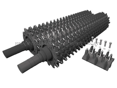 Double Teeth Roll Crusher Secondary Sizer Toothed Roller Double Teeth Roll Crusher Secondary Sizer Toothed Roller