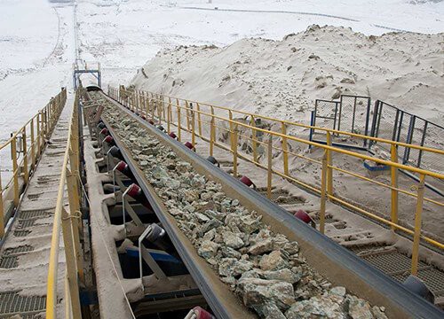 Μεταφορικός ιμάντας σιδήρου μεταλλεύματος