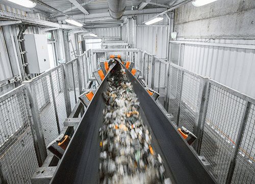Μεταφορικός ιμάντας σωλήνων