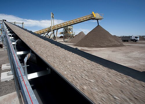 Μεταφορική ζώνη άμμου